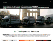 Tablet Screenshot of impastatotraslochi.it